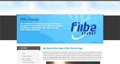 Desktop Screenshot of flibe-energy.com